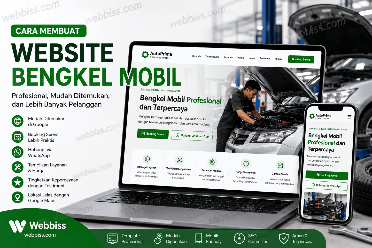 Cara Membuat Website Bengkel Mobil agar Mudah Ditemukan di Google